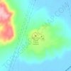 Топографическая карта Грязевые вулканы Гобустана, высота, рельеф