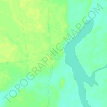 Топографическая карта Lagoa das Piranhas, высота, рельеф