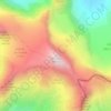 Топографическая карта L'Albaron, высота, рельеф