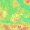 Топографическая карта Тухили, высота, рельеф