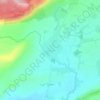 Топографическая карта Аластани, высота, рельеф
