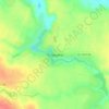 Топографическая карта Попружна, высота, рельеф