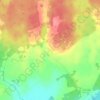 Топографическая карта Крени, высота, рельеф