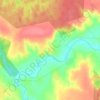 Топографическая карта Игнатовская, высота, рельеф
