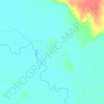 Топографическая карта Смоляное, высота, рельеф