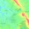 Топографическая карта Halfpenny Green, высота, рельеф