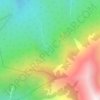 Топографическая карта Борус, высота, рельеф