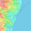 Топографическая карта Recife, высота, рельеф