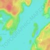 Топографическая карта Gull Lake, высота, рельеф