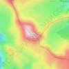 Топографическая карта Monte La Meta, высота, рельеф
