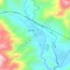 Топографическая карта 洋中, высота, рельеф