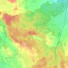 Топографическая карта Allgau, высота, рельеф