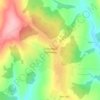 Топографическая карта Сосновый Солонец, высота, рельеф