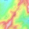 Топографическая карта Pierra Menta, высота, рельеф