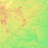 Топографическая карта Vaupés, высота, рельеф