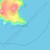 Топографическая карта Ponta de Leste, высота, рельеф