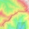 Топографическая карта Вантлиашетский, высота, рельеф
