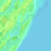 Топографическая карта Береговые Морины, высота, рельеф