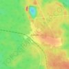 Топографическая карта Диброва, высота, рельеф