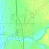 Топографическая карта Little Chicago, высота, рельеф