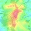 Топографическая карта Ashley Heath, высота, рельеф