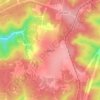 Топографическая карта Дивья, высота, рельеф