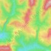 Топографическая карта Красная Воля, высота, рельеф