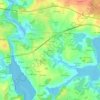 Топографическая карта Kerizan, высота, рельеф