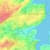 Топографическая карта Les Vaux Grapins, высота, рельеф