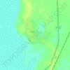 Топографическая карта Айке, высота, рельеф