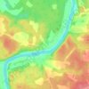 Топографическая карта Данилова Слобода, высота, рельеф