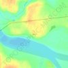 Топографическая карта Абезь, высота, рельеф