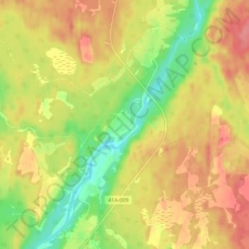 Топографическая карта Капшинский, высота, рельеф