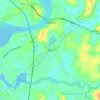 Топографическая карта Nallur, высота, рельеф