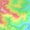 Топографическая карта Солдатская, высота, рельеф
