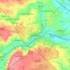 Топографическая карта Stamford, высота, рельеф