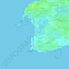 Топографическая карта La Joie, высота, рельеф