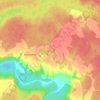 Топографическая карта Мартыново, высота, рельеф