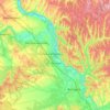 Топографическая карта Красный остров, высота, рельеф