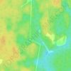 Топографическая карта Шахов луг, высота, рельеф
