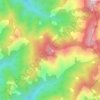 Топографическая карта Отважная, высота, рельеф
