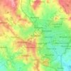 Топографическая карта Redditch, высота, рельеф