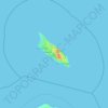 Топографическая карта Aruba, высота, рельеф