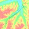 Топографическая карта Aetna, высота, рельеф