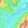 Топографическая карта La Garde, высота, рельеф