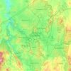 Топографическая карта Канберра, высота, рельеф