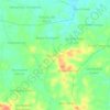 Топографическая карта Buket Tupah, высота, рельеф