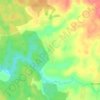 Топографическая карта Малое Ильинское, высота, рельеф