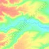 Топографическая карта Шадрино, высота, рельеф