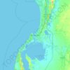 Топографическая карта Mandurah, высота, рельеф